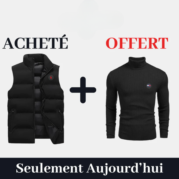 Gilet + Pull Gratuit (DESTOCKAGE)