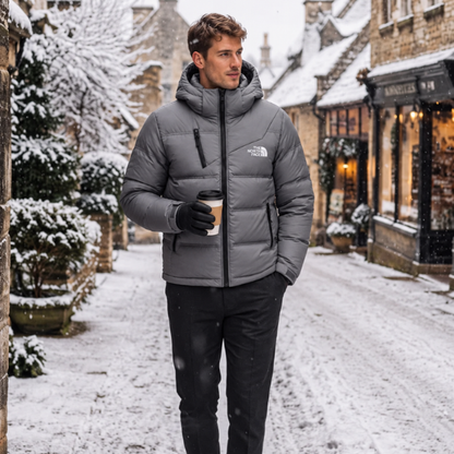 Doudoune Homme Chaude à Capuche – Collection Hiver 2026/27